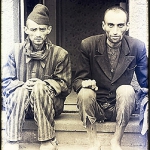 Zwangsarbeiter im Konzentrationslagers Mittelbau-Dora, Nordhausen